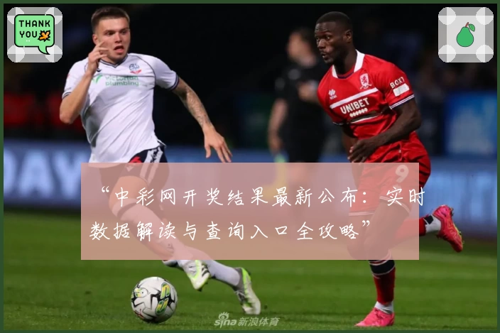 “中彩网开奖结果最新公布：实时数据解读与查询入口全攻略”